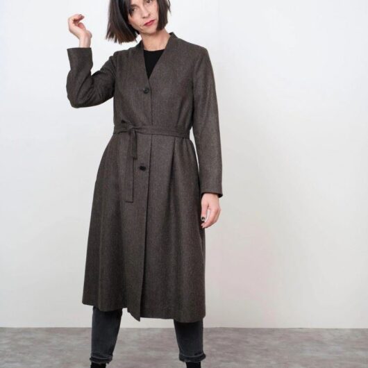 The Assembly Line Paper Sewing Pattern V Neck Coat