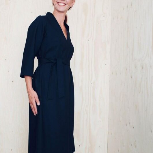 The Assembly Line Paper Sewing Pattern V Neck Dress