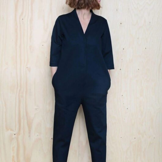 The Assembly Line Paper Sewing Pattern V Neck Jumpsuit
