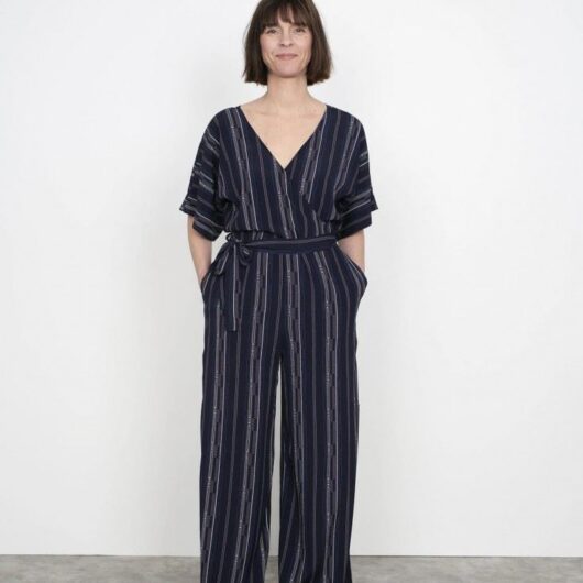 The Assembly Line Paper Sewing Pattern Wide Leg Jumpsuit