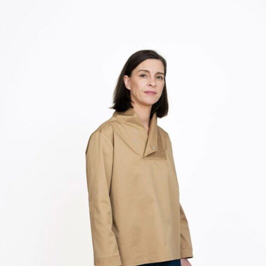 The Assembly Line Paper Sewing Pattern Wrap Collar Shirt