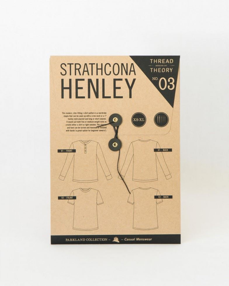 Thread Theory Paper Sewing Pattern Strathcona Henley Top