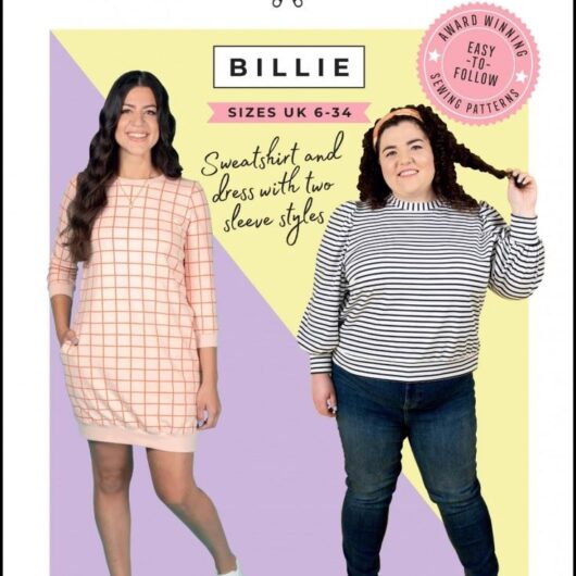 Tilly and the Buttons Paper Sewing Pattern Billie Sweatshirt & Dress