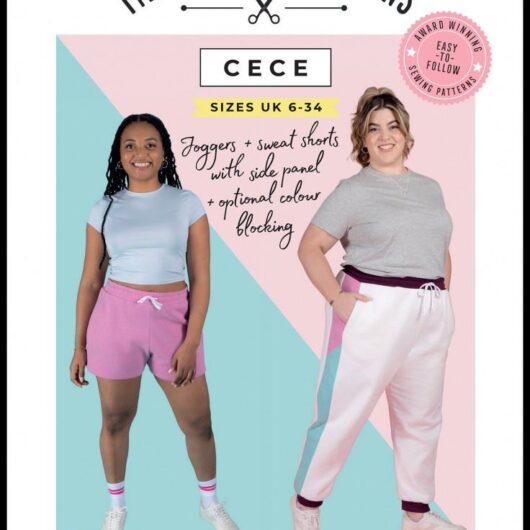 Tilly and the Buttons Paper Sewing Pattern Cece Joggers & Sweat Shorts
