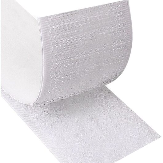 Tinor - Adhesive Tapes 5 Meter 50 mm, Adhesive Grip Strips, Adhesive Strips (50 mm x 5 m, White)