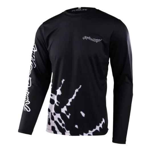 Troy Lee Designs Flowline LS MTB Jersey Big Spin Black