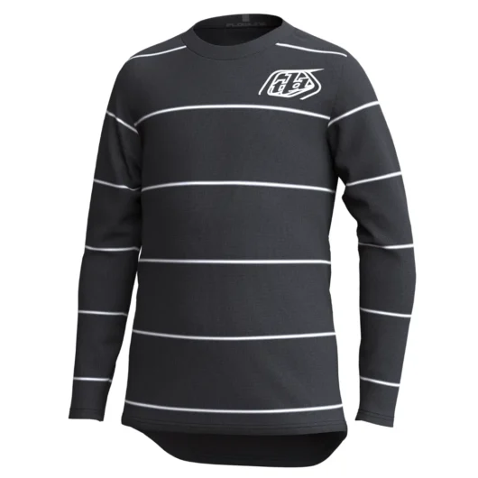 Troy Lee Designs Flowline Youth LS MTB Jersey Revert Black