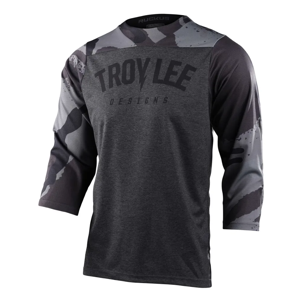 Troy Lee Designs Ruckus 3/4 MTB Jersey Camber Camo Black Heather