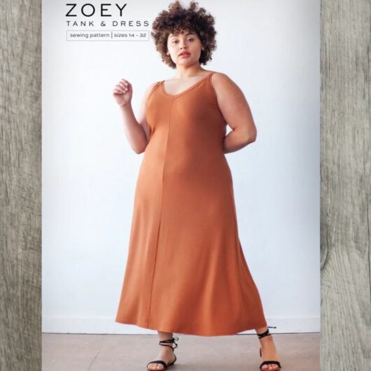 True Bias Paper Sewing Pattern Zoey Tank & Dress