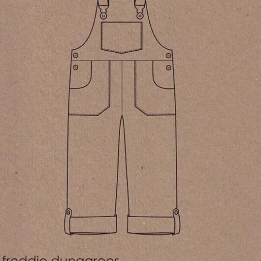 Two Stitches Paper Sewing Pattern Freddie Dungarees
