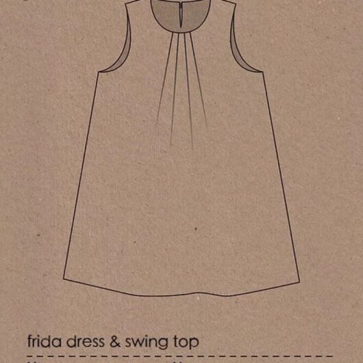 Two Stitches Paper Sewing Pattern Frida Dress & Swing Top