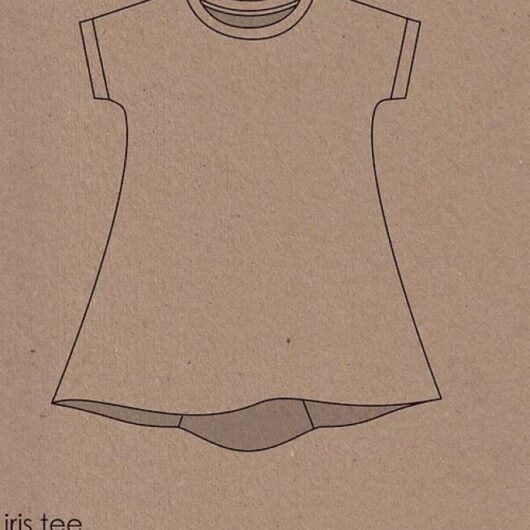 Two Stitches Paper Sewing Pattern Iris Tee