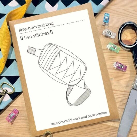 Two Stitches Paper Sewing Pattern Sidlesham Belt Bag