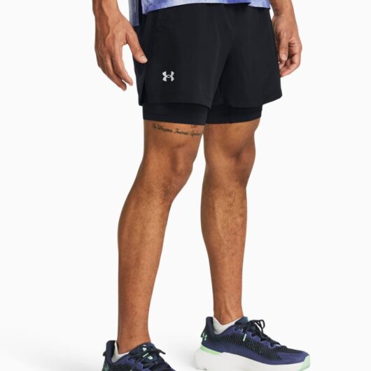 Under Armour Launch 2-in-1 Running Shorts Black