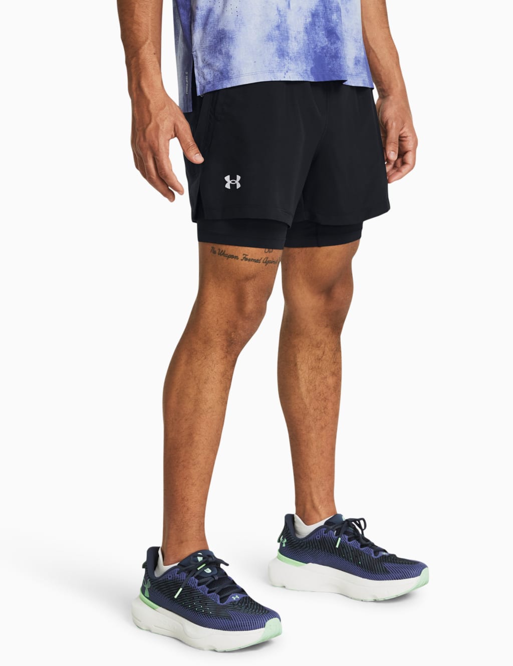 Under Armour Launch 2-in-1 Running Shorts Black