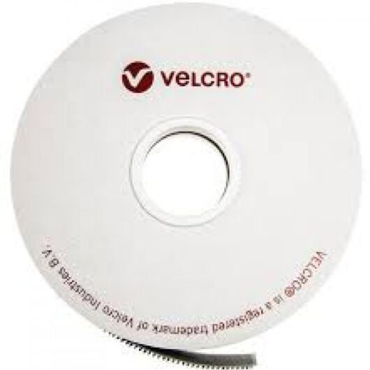 Velcro Sew On Loop Only White