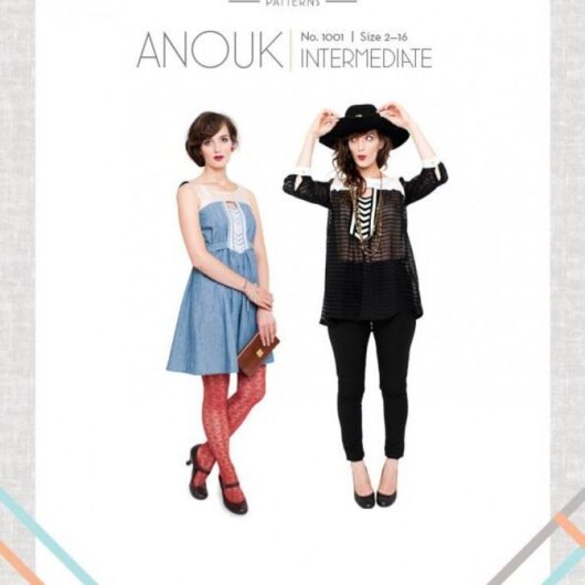 Victory Patterns Paper Sewing Pattern Anouk Dress & Tunic