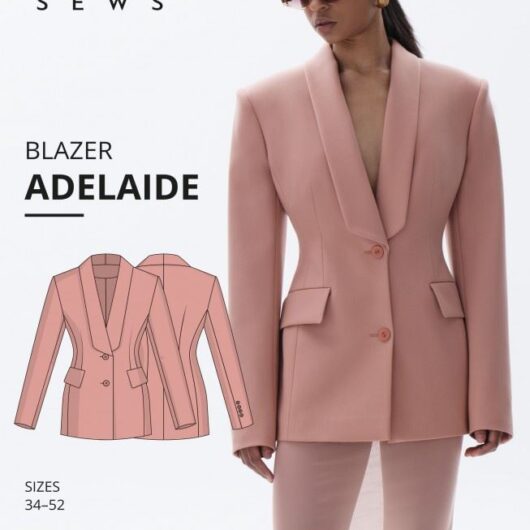 Vikisews Paper Sewing Pattern Adelaide Blazer