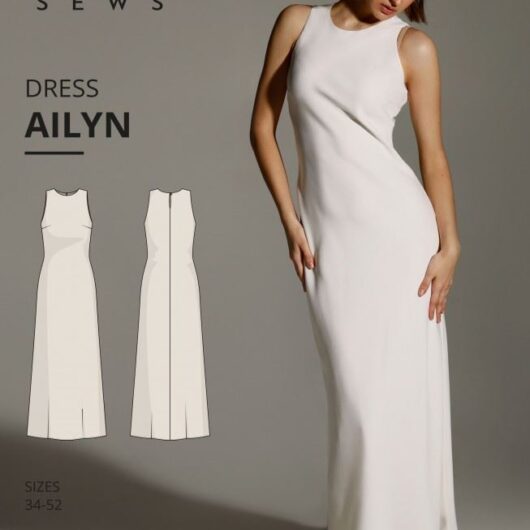 Vikisews Paper Sewing Pattern Ailyn Dress