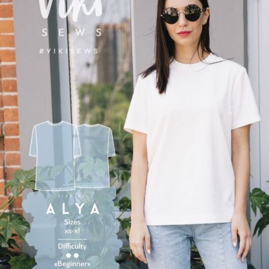 Vikisews Paper Sewing Pattern Alya T Shirt