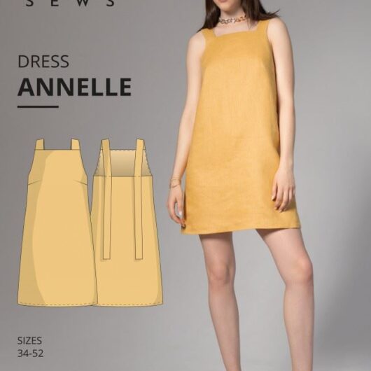 Vikisews Paper Sewing Pattern Annelle Dress