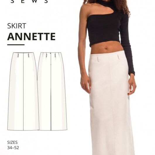 Vikisews Paper Sewing Pattern Annette Skirt