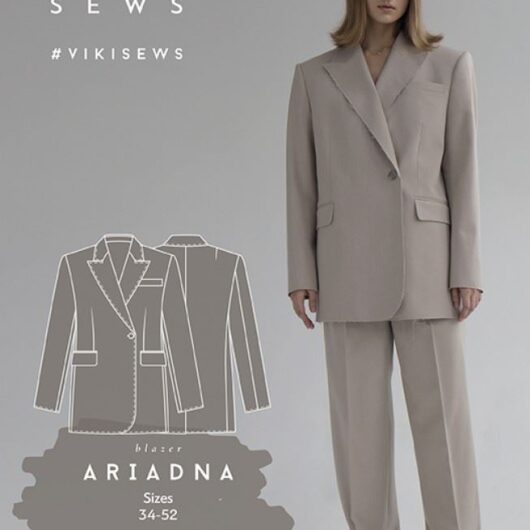 Vikisews Paper Sewing Pattern Ariadna Jacket
