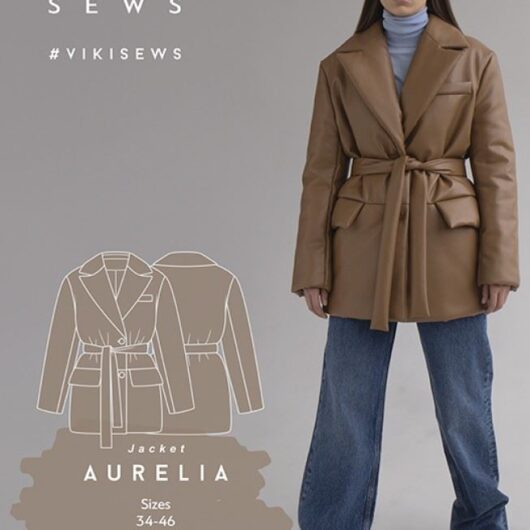 Vikisews Paper Sewing Pattern Aurelia Jacket