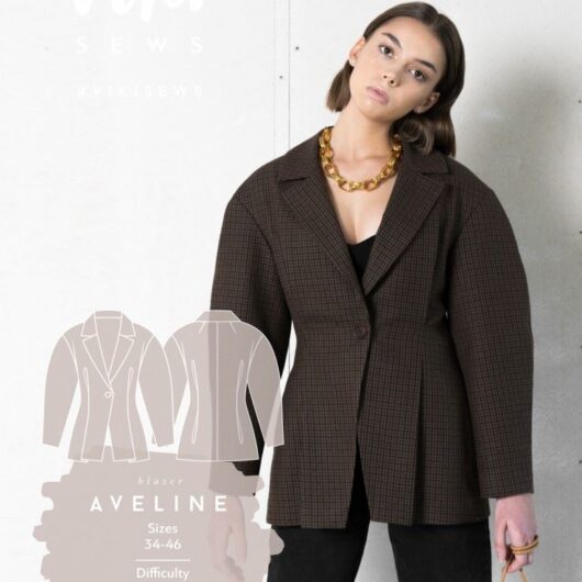 Vikisews Paper Sewing Pattern Aveline Blazer