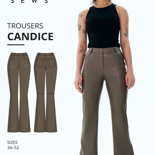 Vikisews Paper Sewing Pattern Candice Trousers