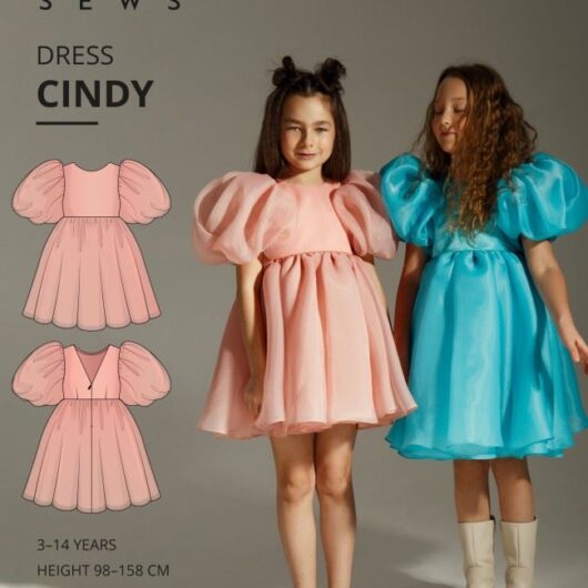 Vikisews Paper Sewing Pattern Cindy Dress