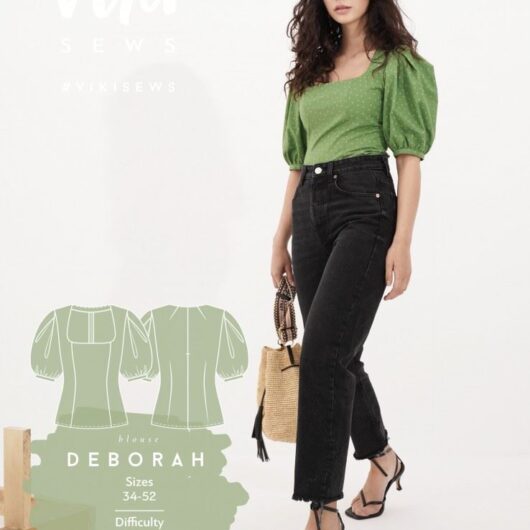 Vikisews Paper Sewing Pattern Deborah Blouse