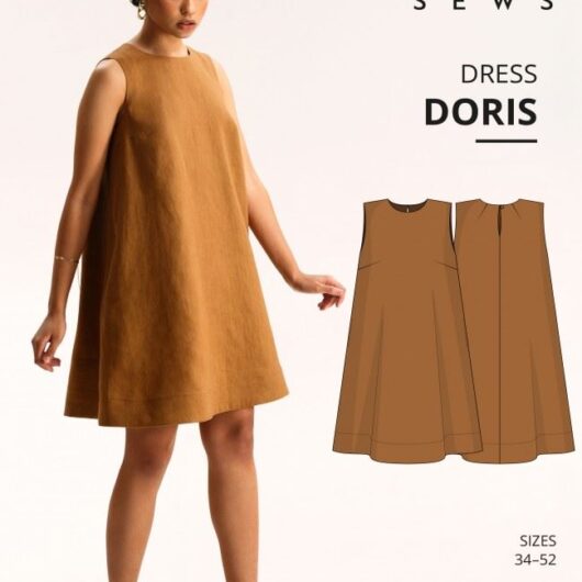 Vikisews Paper Sewing Pattern Doris Dress