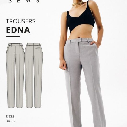 Vikisews Paper Sewing Pattern Edna Trousers