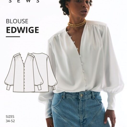 Vikisews Paper Sewing Pattern Edwige Blouse