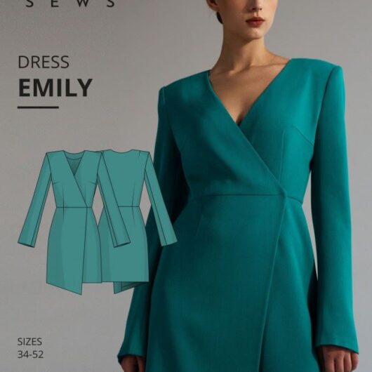 Vikisews Paper Sewing Pattern Emily Dress