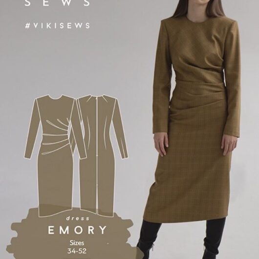 Vikisews Paper Sewing Pattern Emory Dress
