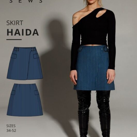 Vikisews Paper Sewing Pattern Haida Skirt