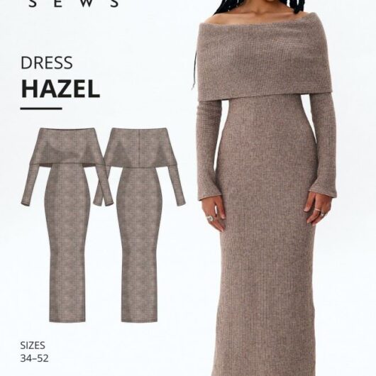 Vikisews Paper Sewing Pattern Hazel Dress