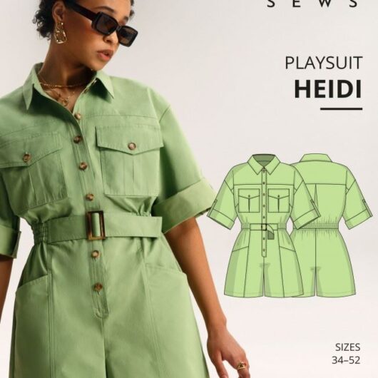 Vikisews Paper Sewing Pattern Heidi Playsuit