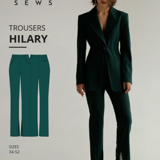 Vikisews Paper Sewing Pattern Hilary Trousers