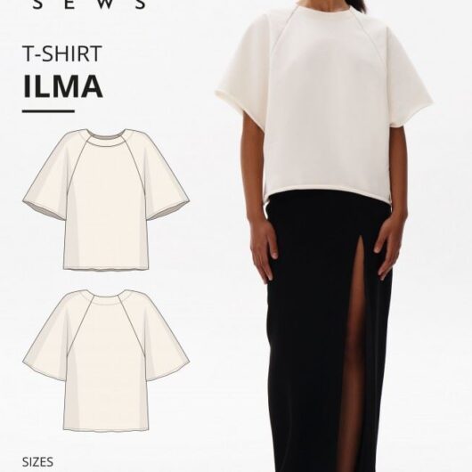 Vikisews Paper Sewing Pattern Ilma T Shirt