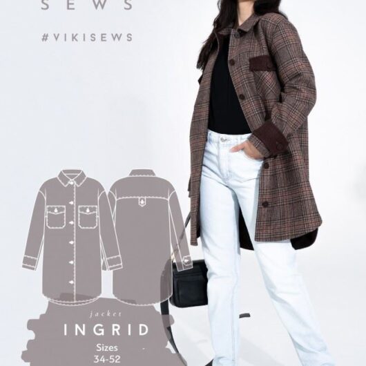 Vikisews Paper Sewing Pattern Ingrid Jacket