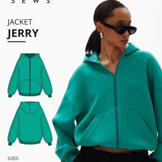 Vikisews Paper Sewing Pattern Jerry Jacket