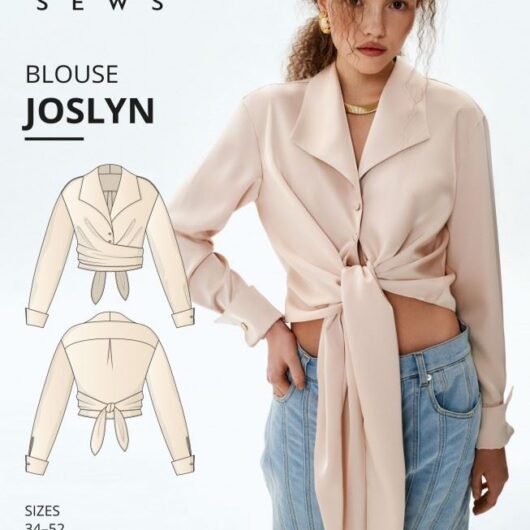 Vikisews Paper Sewing Pattern Joslyn Blouse
