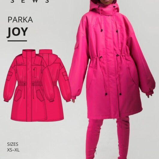 Vikisews Paper Sewing Pattern Joy Parka