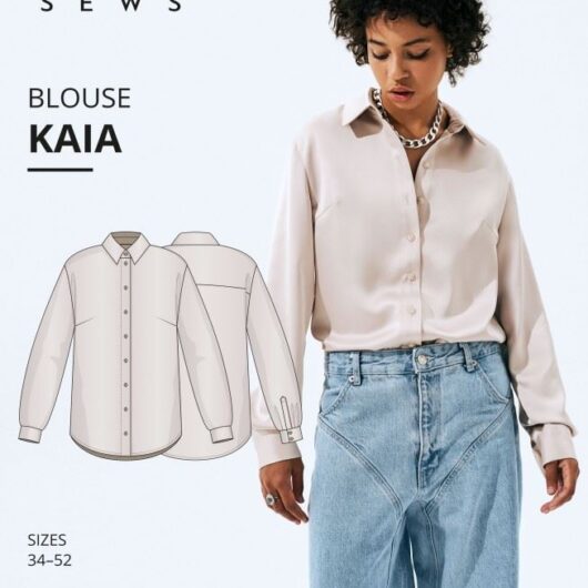 Vikisews Paper Sewing Pattern Kaia Blouse