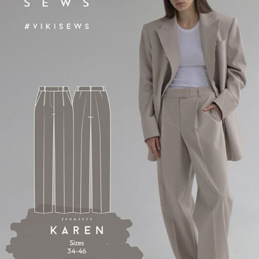 Vikisews Paper Sewing Pattern Karen Trousers