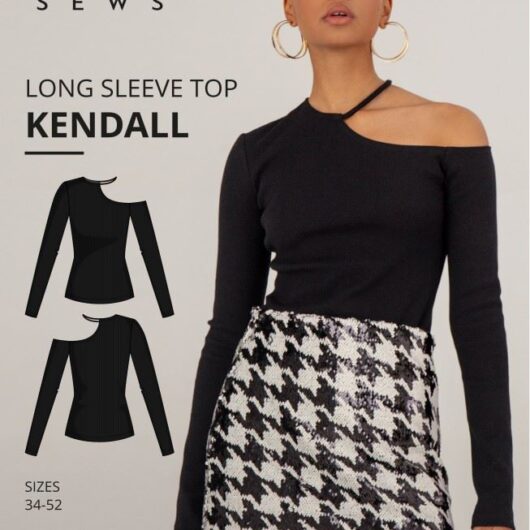 Vikisews Paper Sewing Pattern Kendall Top
