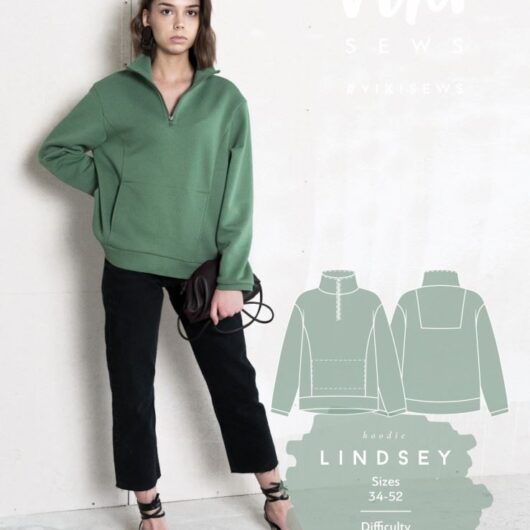 Vikisews Paper Sewing Pattern Lindsey Hoodie
